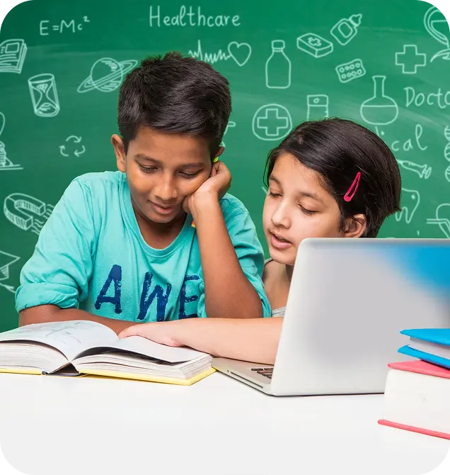 About section graphic on homepage